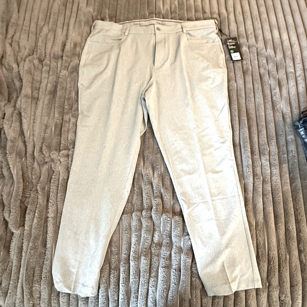 Walter Hagen Men’s Perfect 11 Slim Fit 5 Pocket Pant Gray W40 L30